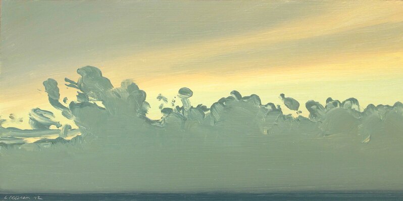 Lisa Grossman, ‘Green Cloud Sketch’, 2012, Painting, Oil on panel, Haw Contemporary