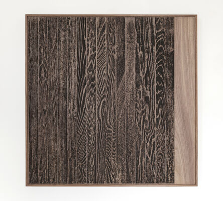 Analía Saban, ‘ Wooden Floor on Wood (Vertical)’, 2017