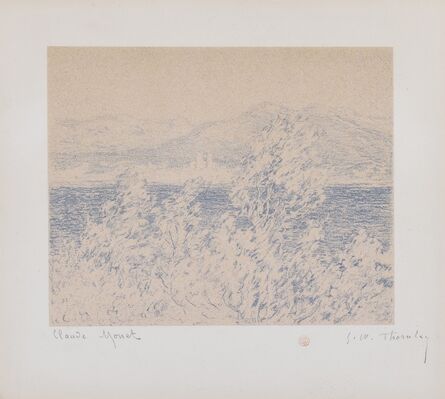 Claude Monet, ‘Vue depuis le Cap d'Antibes (Lugt 225d)’, circa 1892