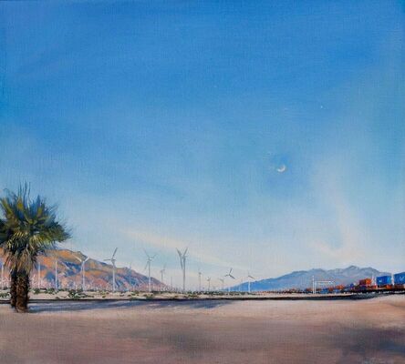 Don Stinson, ‘All in Good Time, Train Station: Palm Springs, CA’, 2017