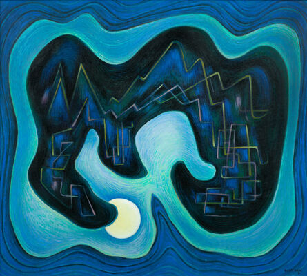 Emil Bisttram, ‘Moon Magic’, 1950