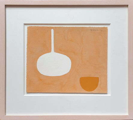 William Scott (1913-1989), ‘Still Life Orange Theme XVIIIL’, 1974