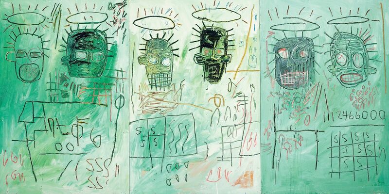 Jean-Michel Basquiat, ‘Six Crimee’, 1982, Painting, Acrylic and oil paintstick on masonite, MOCA