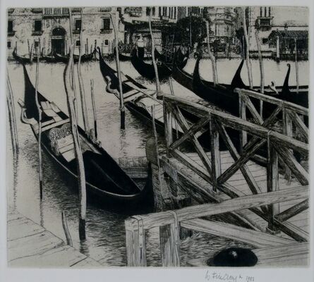 Wilfred Fairclough, ‘Trahgetto, Venice’, 1981