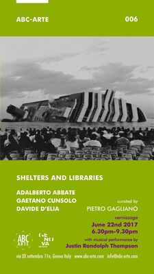 Shelters and Libraries, installation view