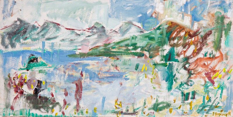 Stephen Benwell, ‘Lake Geneva’, 2015, Painting, Oil on board, Niagara Galleries