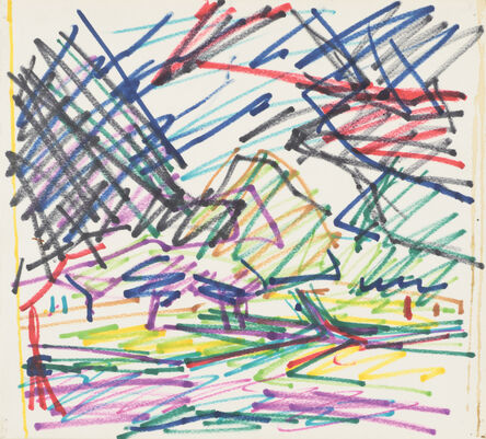 Frank Auerbach, ‘Primrose Hill #17’, ca.1980