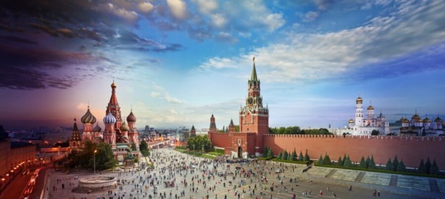 Red Square, Moscow - Day to Night