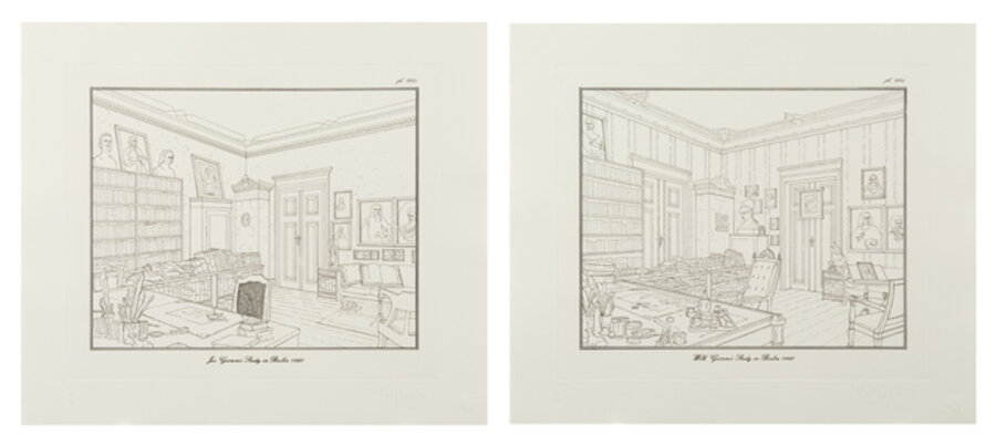 Jacob Grimm’s Study in Berlin/Wilhelm Grimm’s Study in Berlin 1960