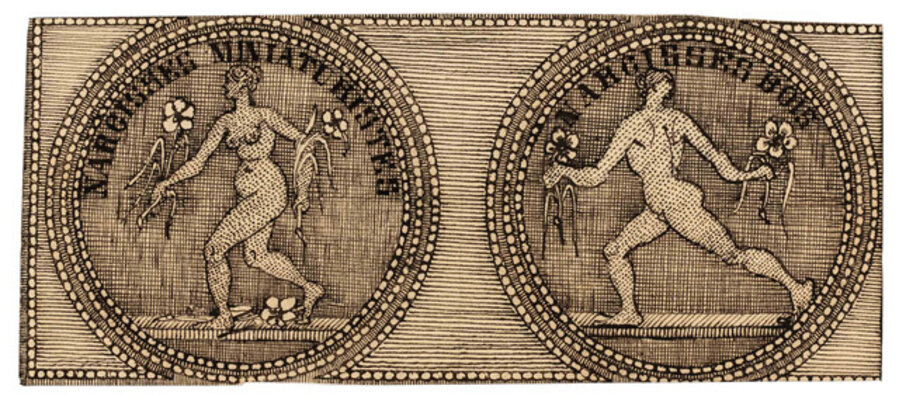 Untitled (Projets de médailles sur le thème de Narcisse / Medal projects on the theme of Narcissus)