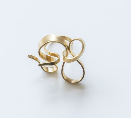 Jacques Jarrige, ‘Ring in gold plated brass by Jacques Jarrige "Isadora"’, 2017