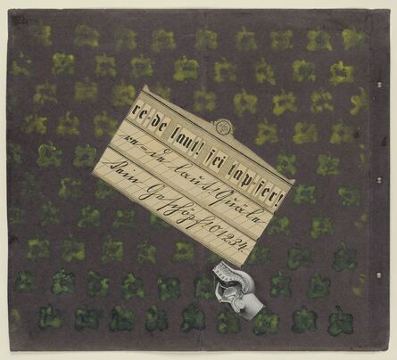 Max Ernst, ‘re = de laut ! sei tap = fer !’, 1920