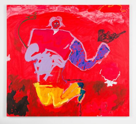 Tom Polo, ‘with red relief’, 2019