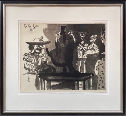 Pablo Picasso, ‘After Picasso's Flamengo dancer on table and picador’, 1960