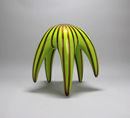 Masako Miki, ‘Plant Ghost (neon green stripes)’, 2022