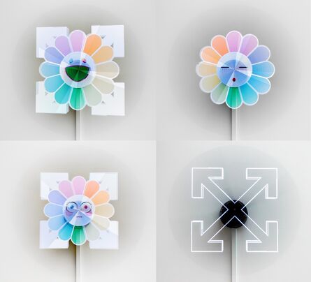 Takashi Murakami and Virgil Abloh, ‘Illusion Arrows and Flower’, 2018