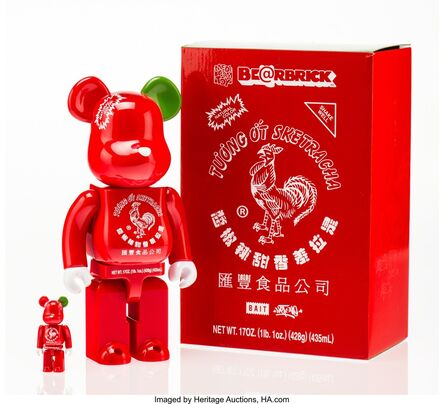 BE@RBRICK X BAIT X Huy Fong Foods, ‘Sriracha 400% and 100% (two works)’, 2015