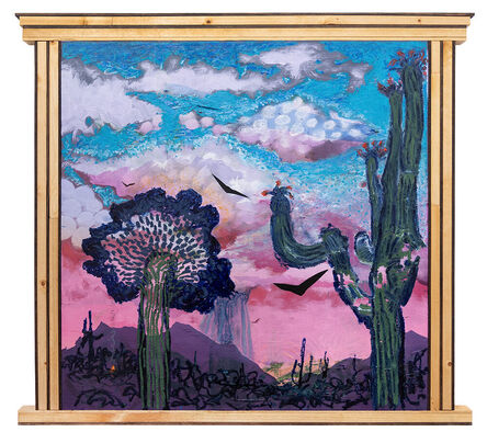 David Willams, ‘Saguaros (The Rare Crested Saguaro)’, 2023