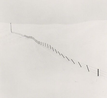 Michael Kenna, ‘Hillside Fence, Study 1, Teshikaga, Hokkaido, Japan’, 2002