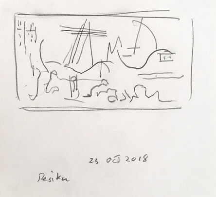 Paul Resika, ‘San Nicola Di Bari, Study #3’, 2018