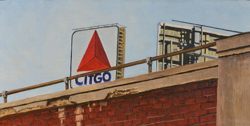 Jim Connelly, ‘CITGO Brick’, 2019, Painting, Oil on canvas, Copley Society of Art