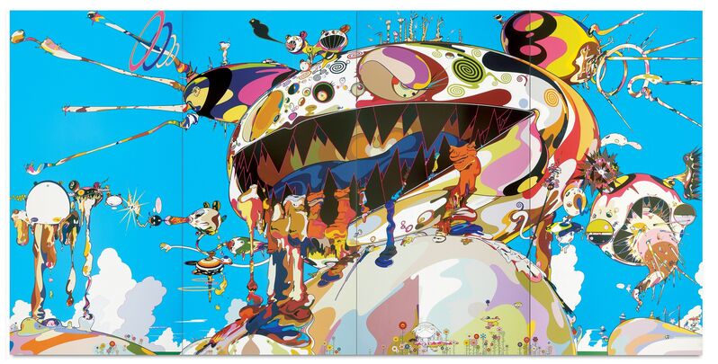 Takashi Murakami, ‘Tan Tan Bo Puking - a.k.a. Gero Tan’, 2002, Painting, Acrylic on canvas mounted on board, MCA Chicago