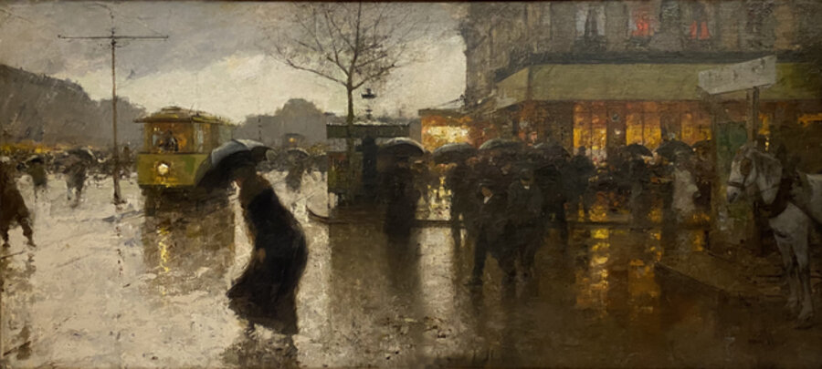 Paris in the rain