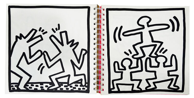 Keith Haring, ‘Keith Haring 1982 1st edition ’, 1982, Ephemera or Merchandise, Spiral bound catalog, Lot 180 Gallery