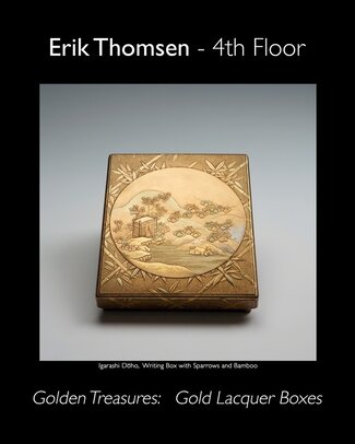 Golden Treasures: Gold Lacquer Boxes, installation view