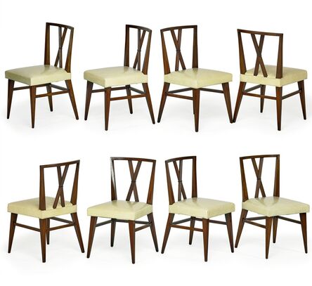 Tommi Parzinger, ‘Set of eight dining chairs, USA’, 1950s