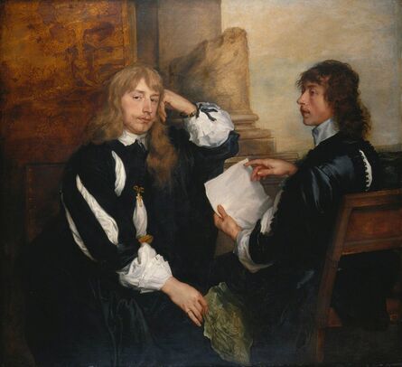 Anthony van Dyck, ‘Thomas Killigrew and William, Lord Crofts’, 1638