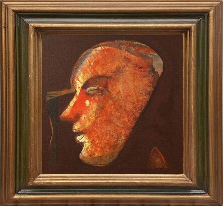 Tapas Ghoshal, ‘Face Series, Acrylic on Canvas by Contemporary Artist "In Stock"’, 2014