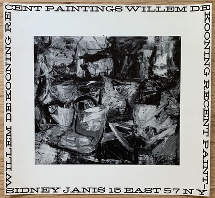Willem de Kooning, ‘Original Sidney Janis Gallery Exhibition Poster’, 1956