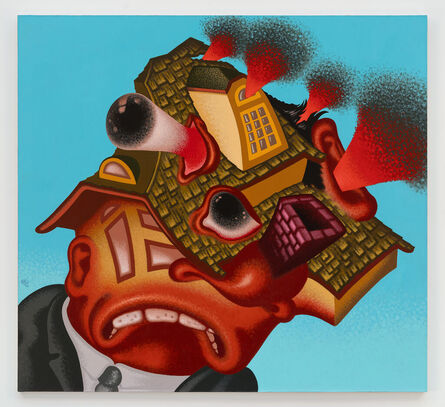 Peter Saul, ‘Real Estate Agent Going Crazy’, 2008