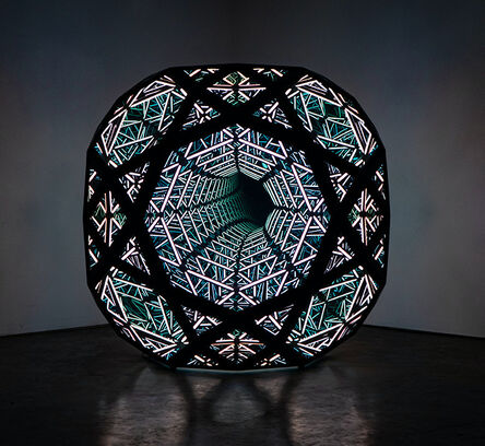 Anthony James, ‘60" Rectified Truncated Cuboctahedron (Solar Black)’, 2021