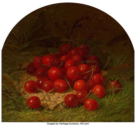 Robert Spear Dunning, ‘Still Life with Cherries’, 1866
