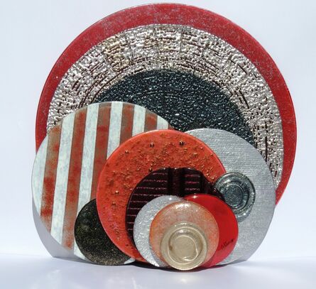 Janine Altman, ‘Textured Circles’, 2013