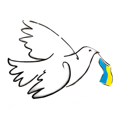 CANNED, ‘Ukraine Peace Dove’, 2022
