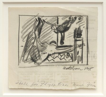 Lorser Feitelson, ‘Study for Flight Over New York’, 1935