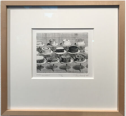 Wayne Thiebaud, ‘Cake Window 1964 (from the Delights Portfolio)’, 1964