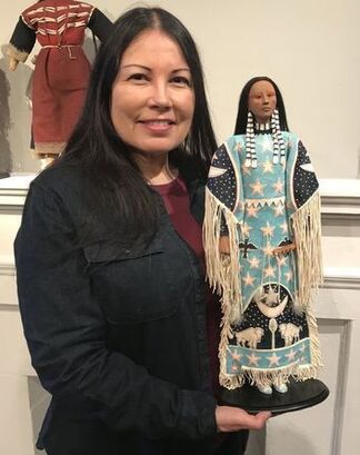 Native American Dolls, installation view