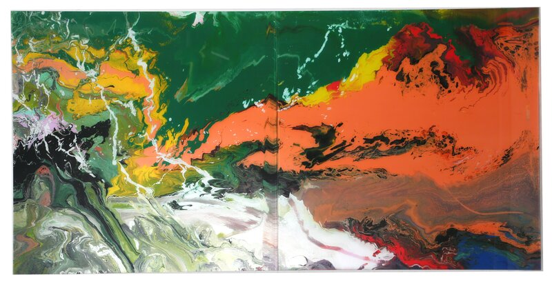 Gerhard Richter, ‘‘Flow (P15)’’, 2016, Photography, Diasec-mounted chromogenic print on aluminium composite panel, Chiswick Auctions