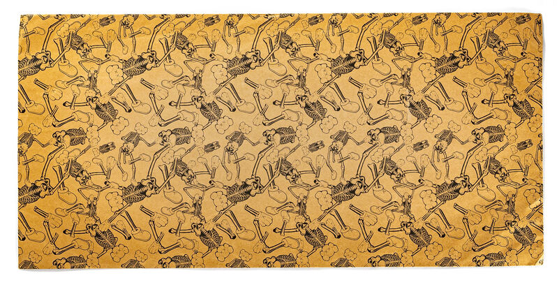 KAWS, ‘COMPANION SKELETON’, 2007, Print, Screenprint in color on cardboard, DIGARD AUCTION