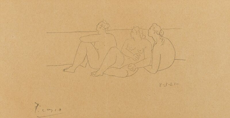 Pablo Picasso, ‘Sur la Plage II (3 Nus) (Bloch 43; Cramer 10)’, 1921, Print, Lithograph, Forum Auctions