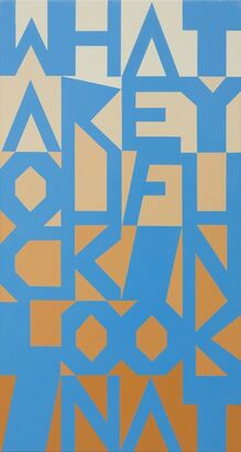 Jon Campbell, ‘What Are You Fuckin Lookin At’, 2014