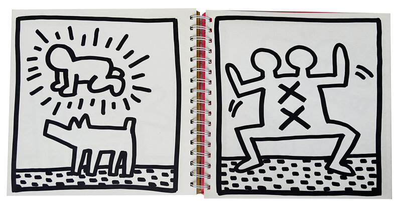 Keith Haring, ‘Keith Haring 1982 1st edition ’, 1982, Ephemera or Merchandise, Spiral bound catalog, Lot 180 Gallery