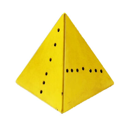 Lucio Fontana, ‘pyramid’, 1967