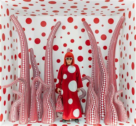 Yayoi Kusama, ‘Installation view of Kusama in Infinity Mirror Room - Phalli's Field, at her solo exhibition "Floor Show" at R. Castellane Gallery, New York’, 1965