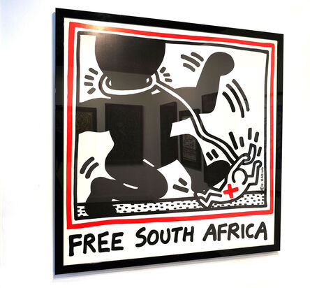 Keith Haring, ‘Free South Africa’, 1980s