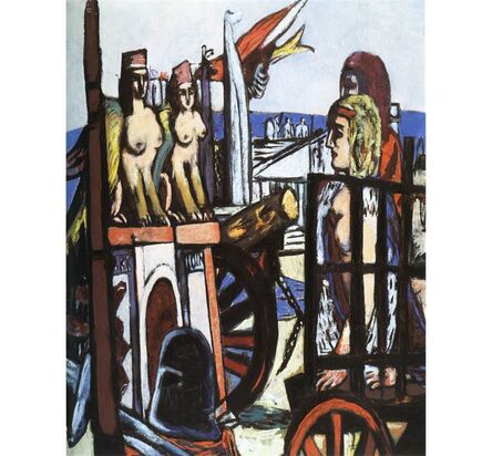 Max Beckmann, ‘Transporting the Sphinxes’, 1945